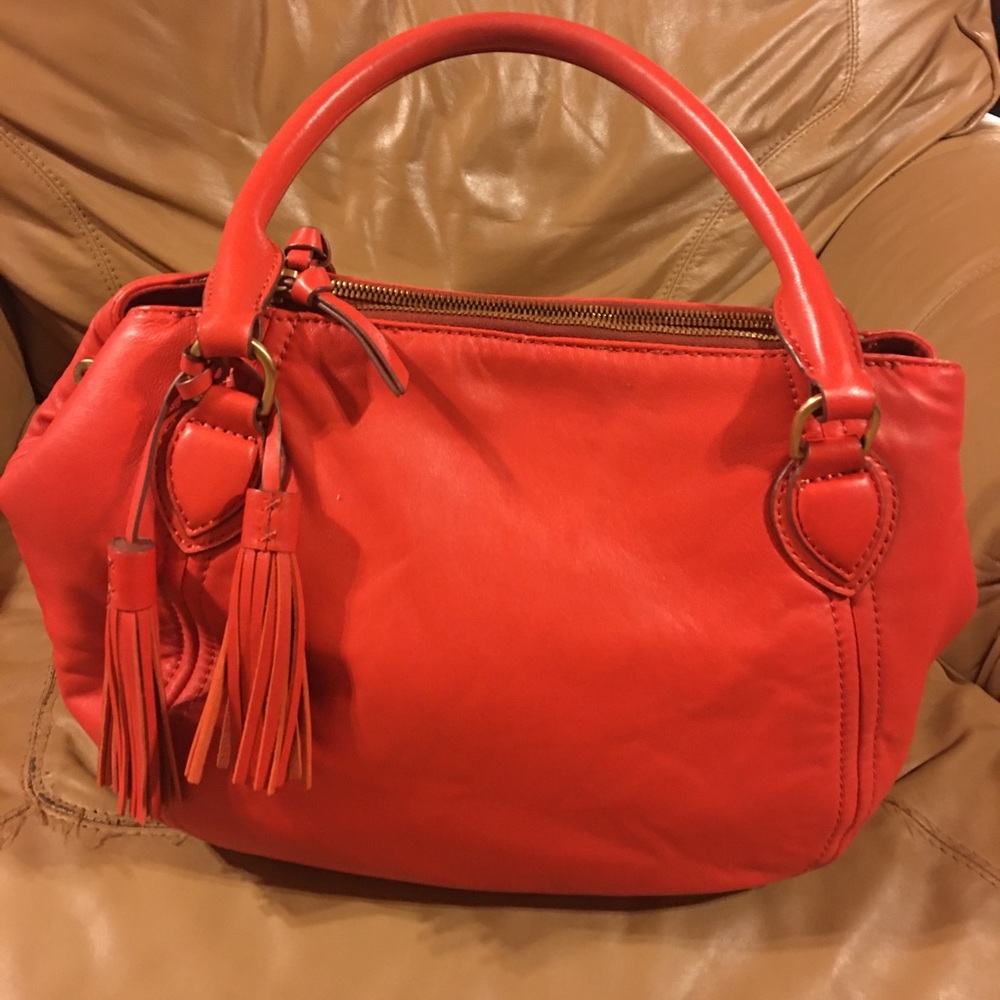 Red bag by J. CREW